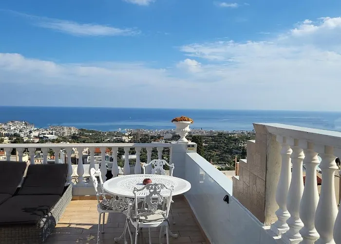 Peaceful And Very Relaxing Near Crete Sea View, Shared Pool, Air Condition خيرسونِسوس
